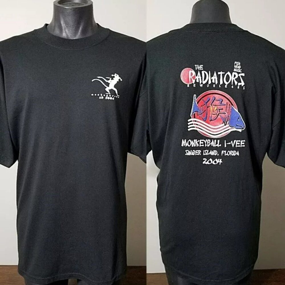 The Radiators 2004 Monkeyball Concert Tee XL T Shirt